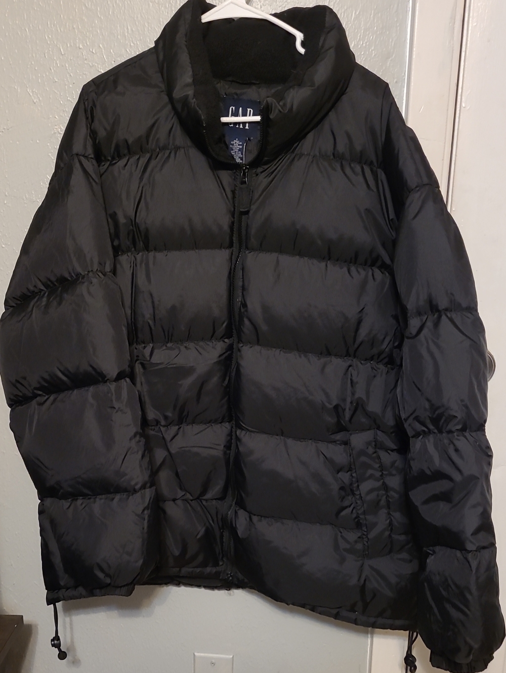 GAP Men’s Black Quilted Down/waterfowl Puffer Jacket